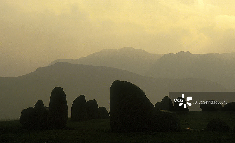 卡斯特里格石圈图片素材