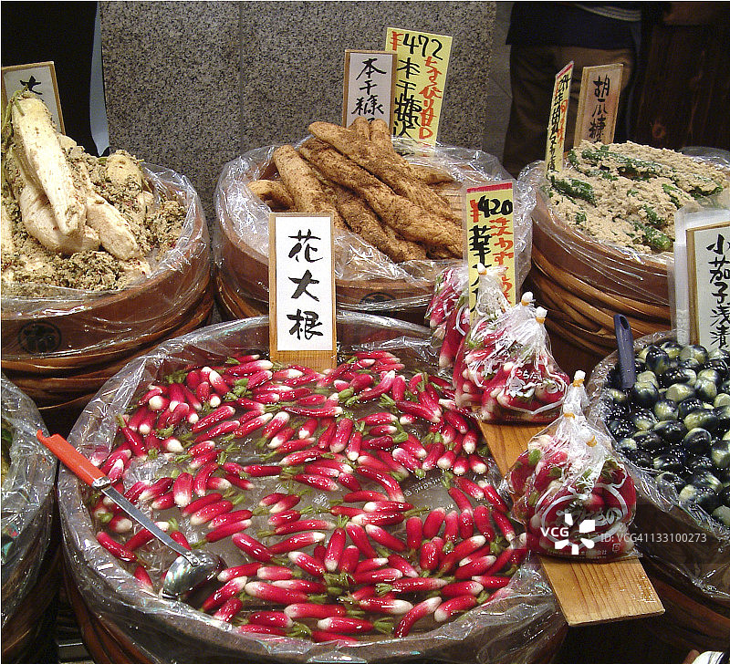 日本老式腌菜店图片素材