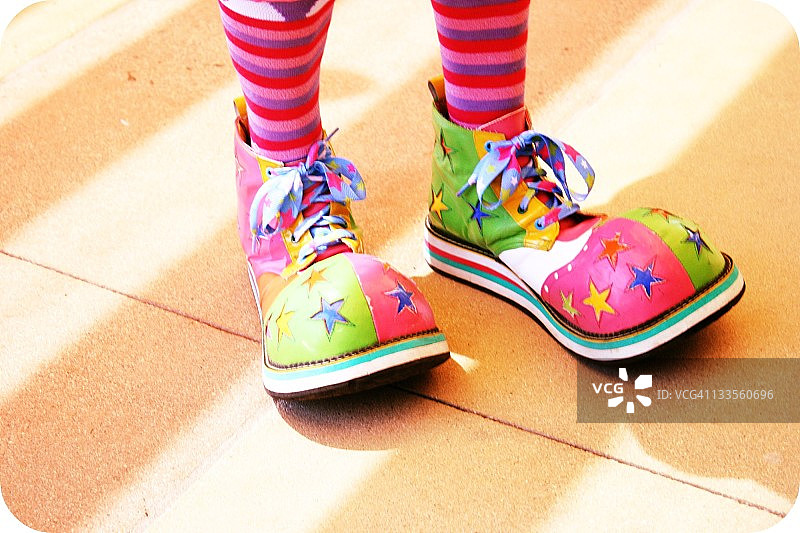 小丑鞋图片素材