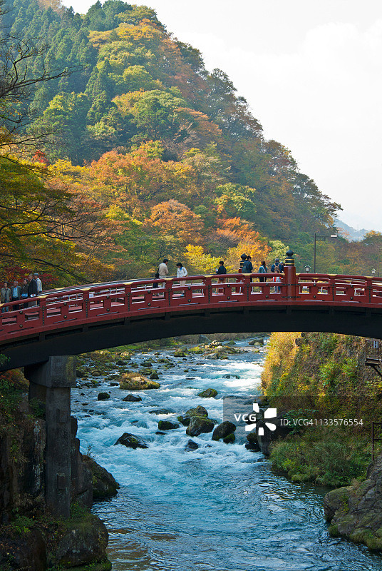 日光的神桥图片素材