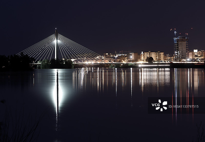 巴达霍斯夜景图片素材