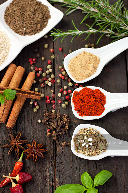 异国情调的香料图片素材