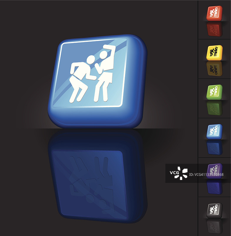 跳舞情侣免版税矢量艺术图片素材