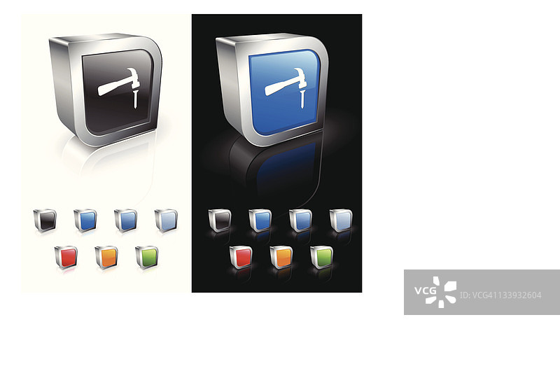 一语中的3D免版税矢量艺术图片素材