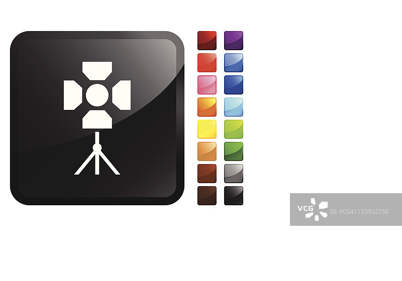 电影放映机灯光互联网免版税矢量艺术图片素材