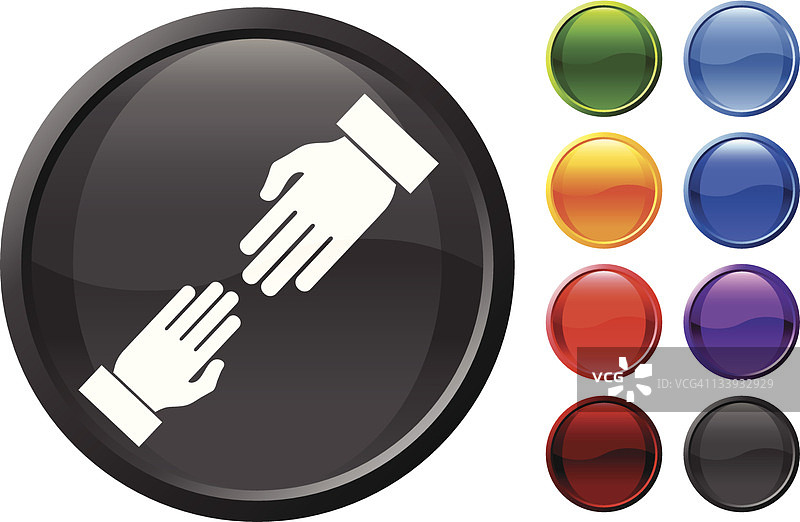 伸出援手免版税矢量图图片素材