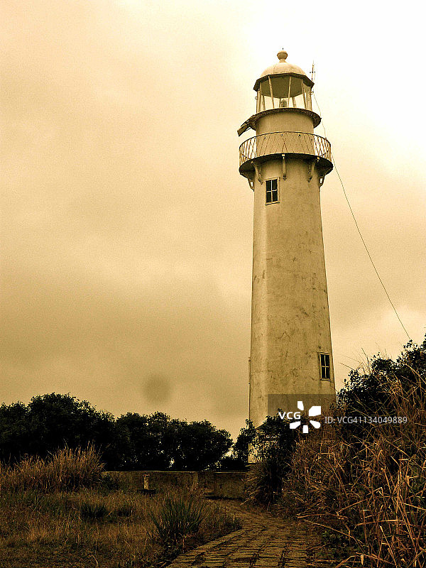 贝壳灯塔图片素材