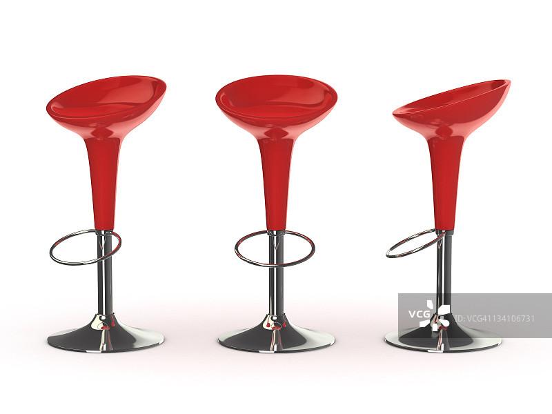 红色吧台椅图片素材