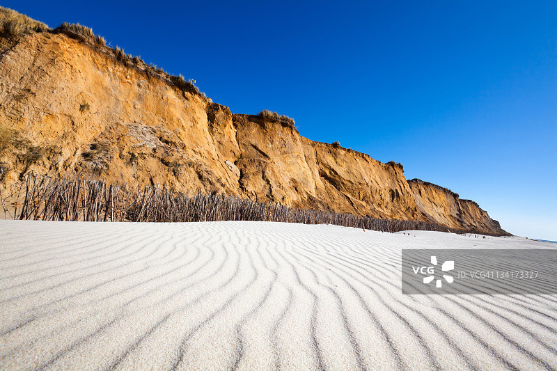 叙尔特岛的红色悬崖图片素材