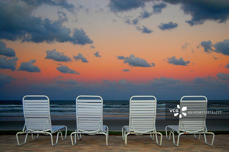 沙滩椅图片素材