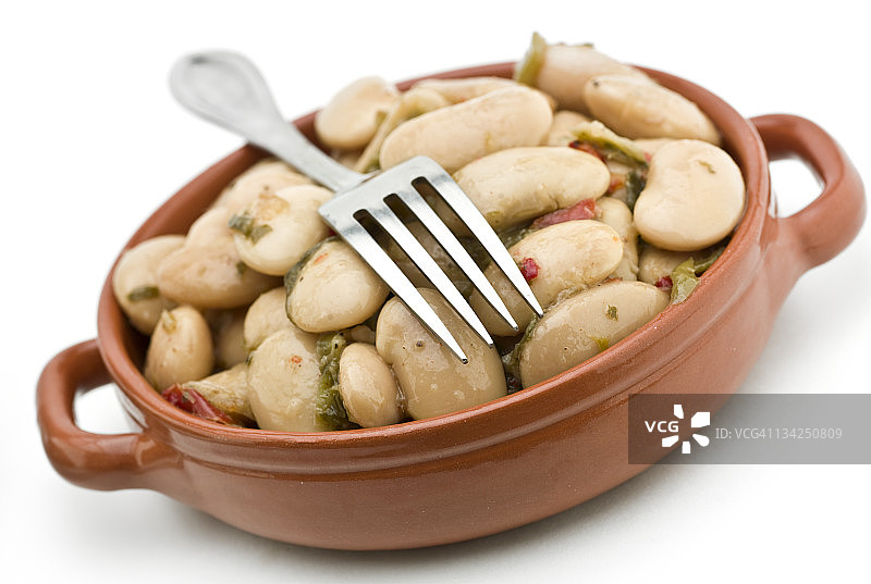 白芸豆沙拉图片素材