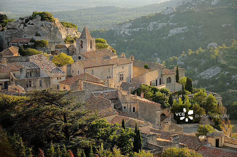 村庄景色图片素材