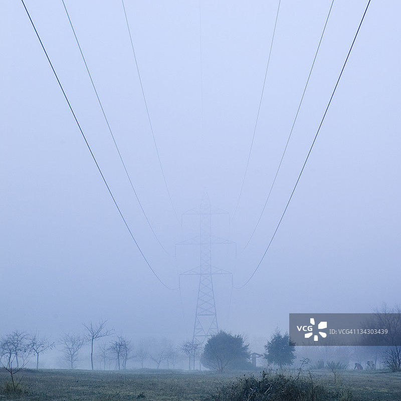 发电塔图片素材