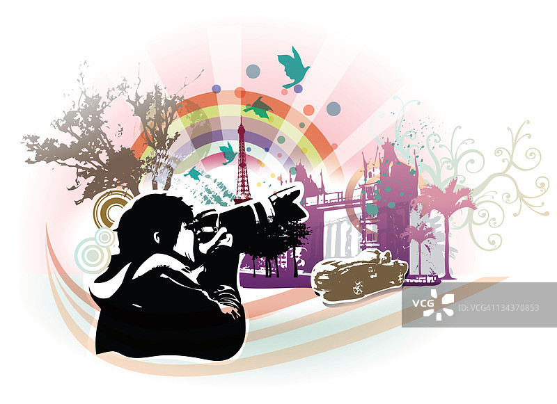 专业摄影师拍摄城市风光图片素材