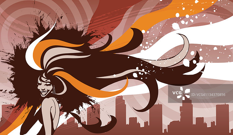 女士发型肖像图片素材