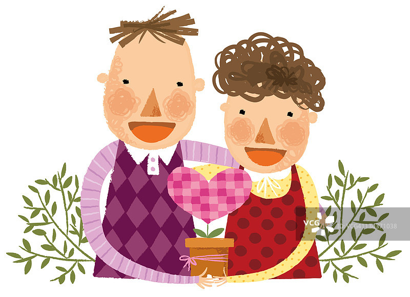 快乐的年轻情侣肖像图片素材