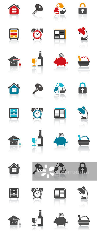 图标符号集图片素材