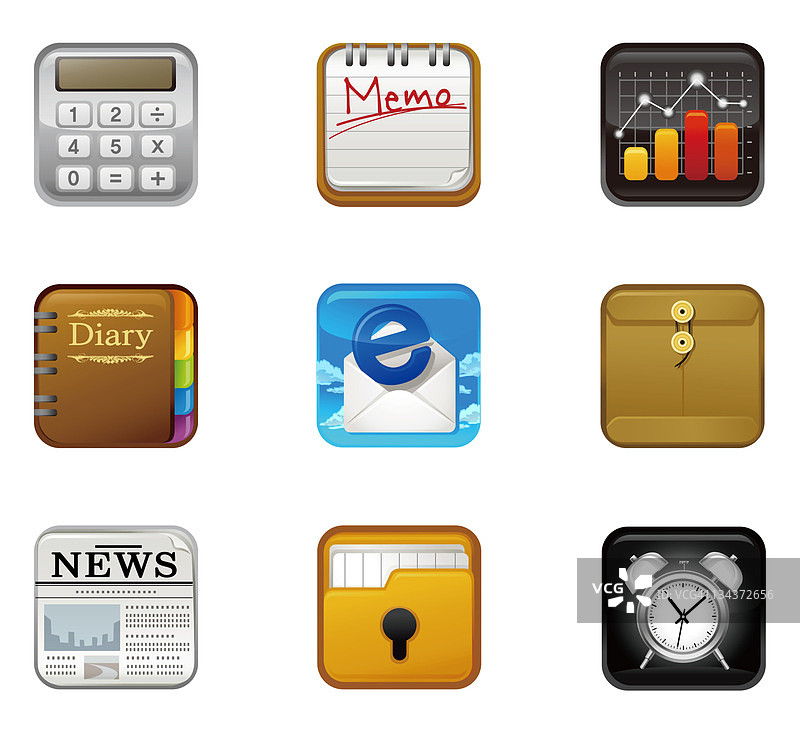 业务图标集图片素材