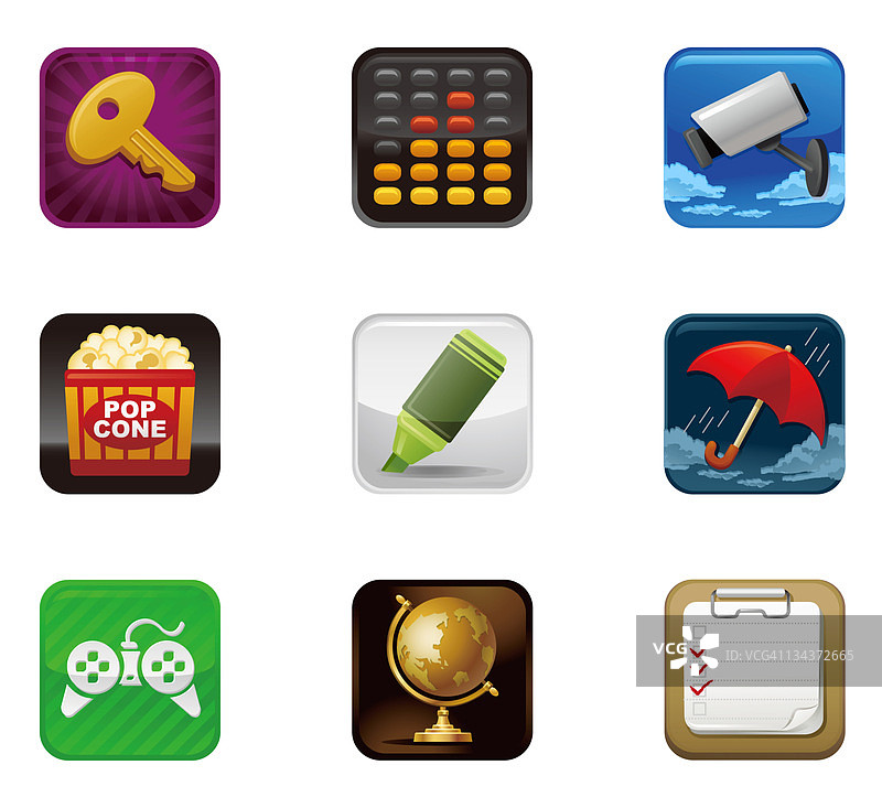 安全与防护图标合集图片素材