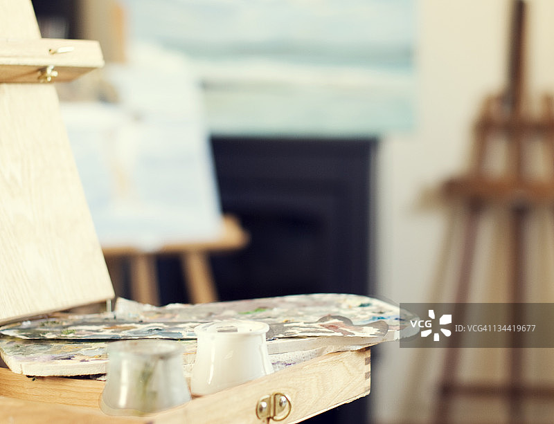 画板和调色板图片素材