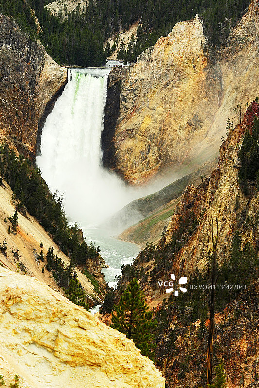 黄石大峡谷图片素材