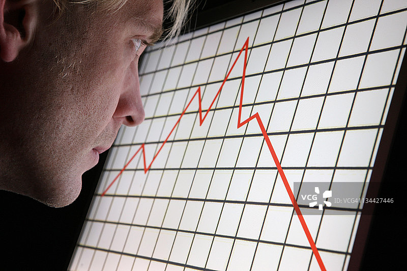 下降的图表图片素材