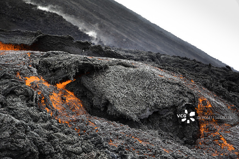 帕卡亚火山图片素材