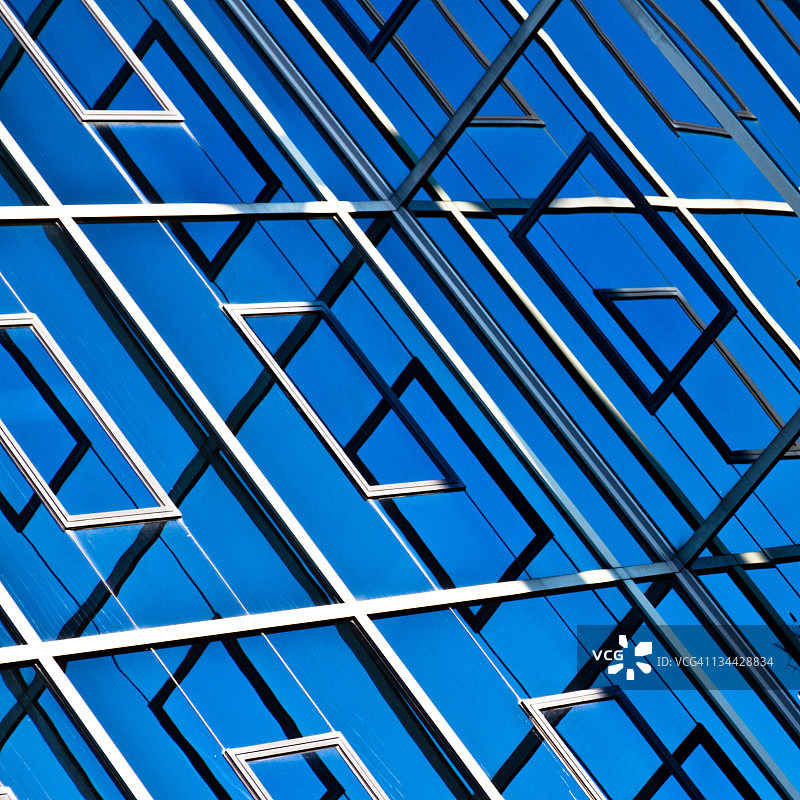 抽象几何反射图片素材