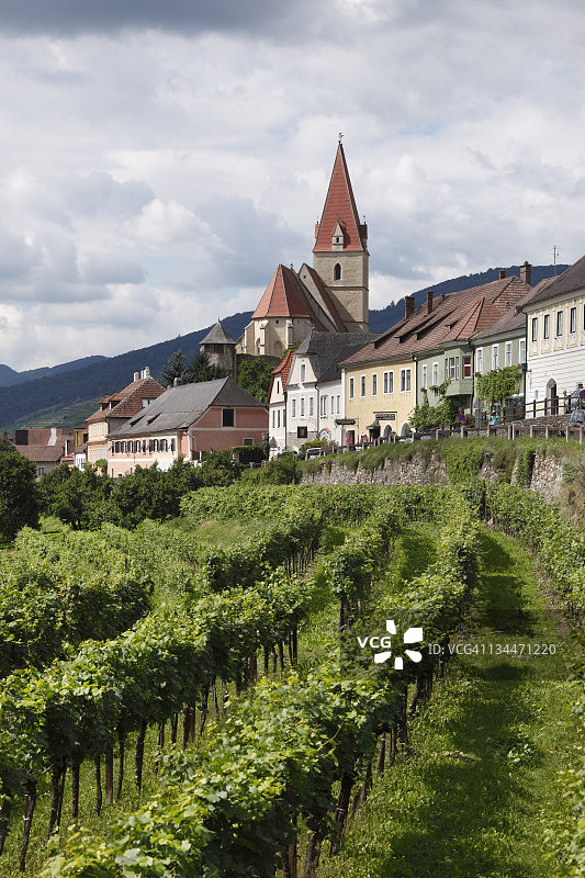 奥地利瓦豪的魏森基尔，下奥地利州，瓦尔德viertel图片素材