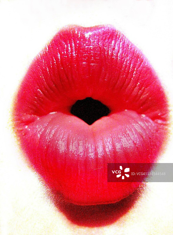 嘴唇特写图片素材