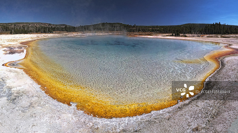 祖母绿水池图片素材