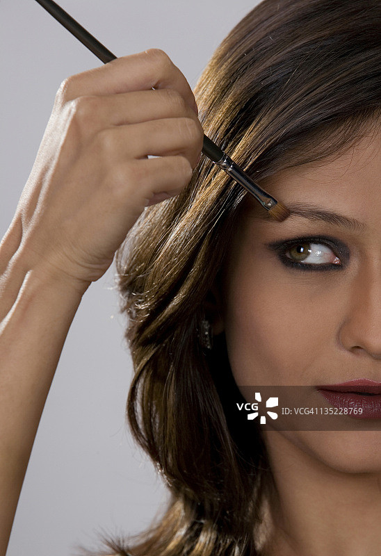 女人化妆图片素材