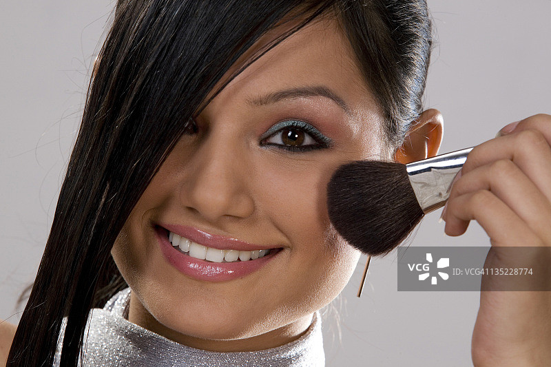 女人化妆图片素材