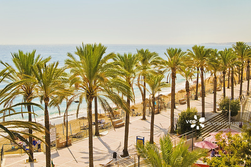 西班牙太阳海岸马贝拉图片素材