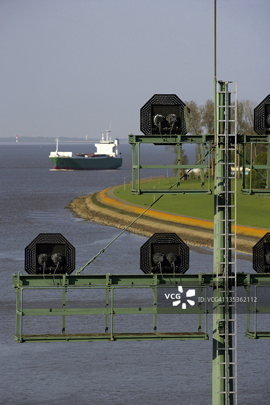 不伦斯比特附近的北海-波罗的海运河图片素材