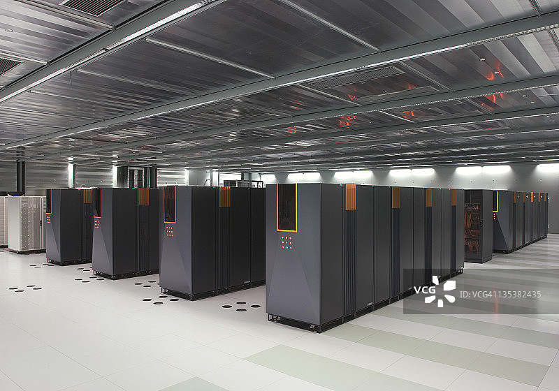 数据中心的大型计算机图片素材