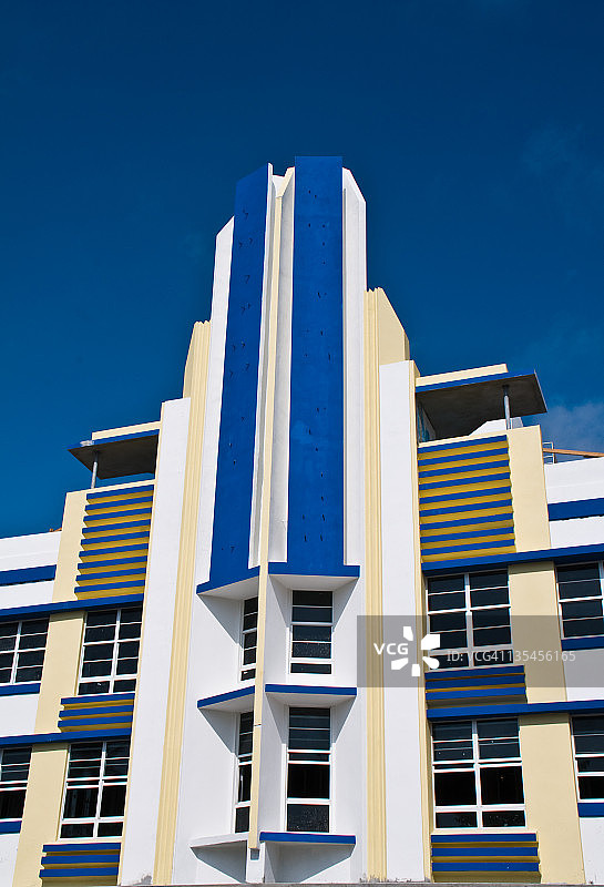 装饰艺术风格建筑立面图片素材