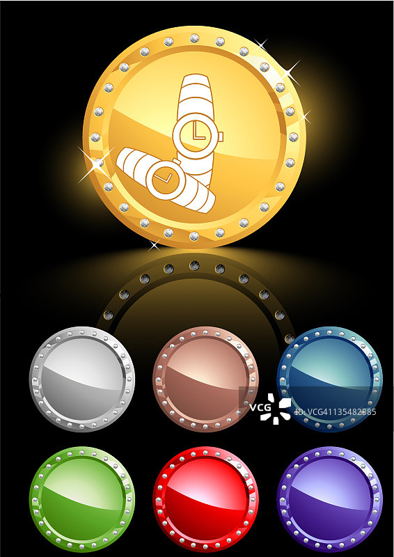 优雅腕表图标图片素材