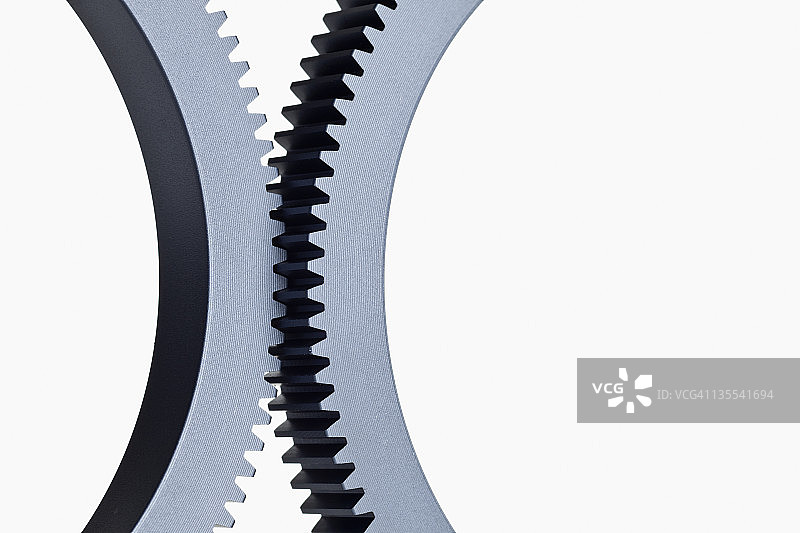 两个齿轮的细节图片素材