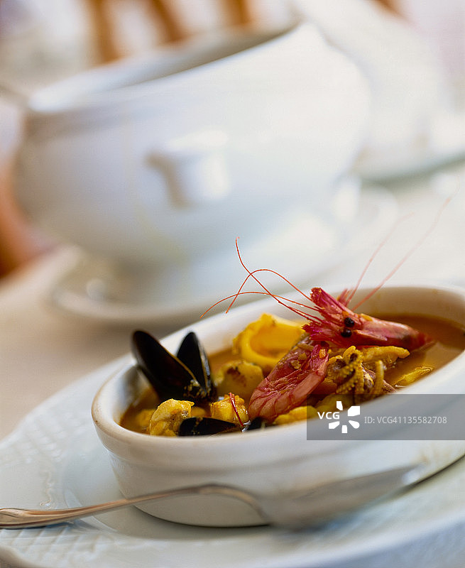 海鲜汤图片素材