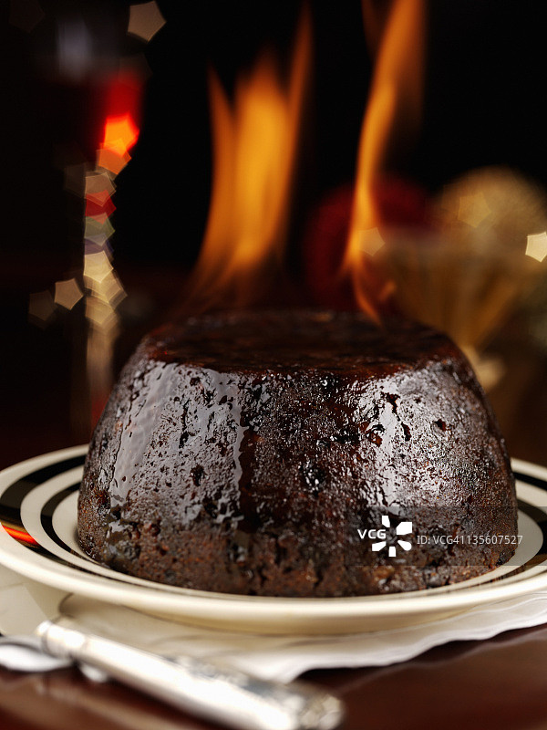 圣诞布丁图片素材