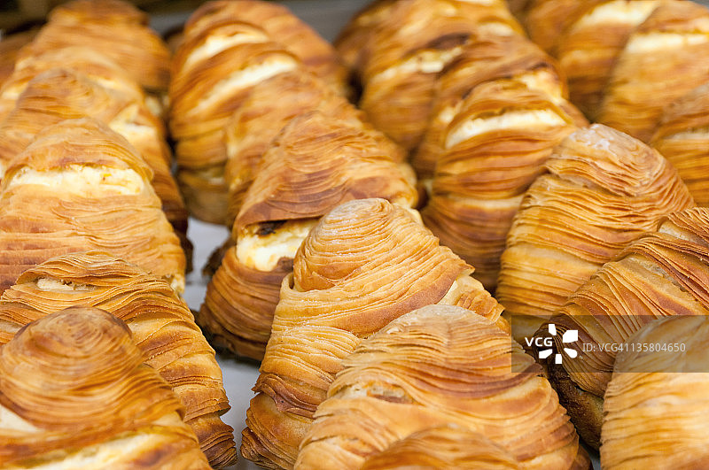 意式乳清干酪糕点图片素材