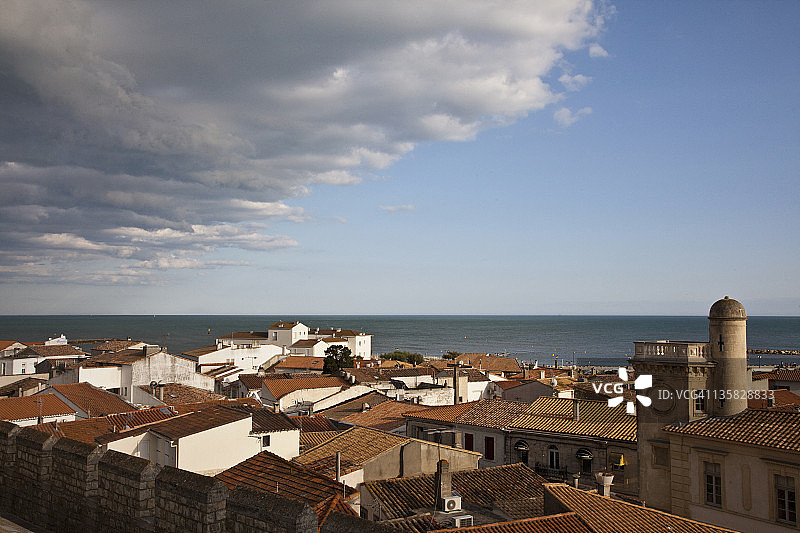 地中海村庄图片素材