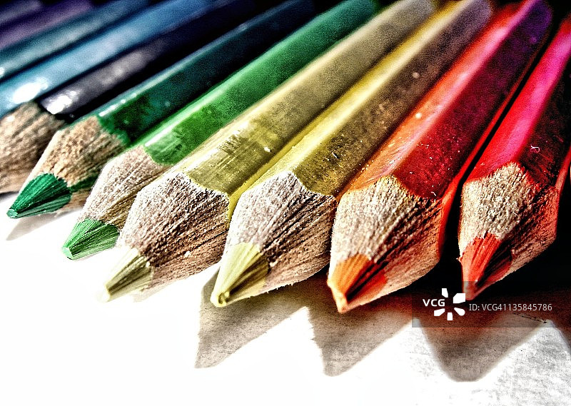 彩色铅笔图片素材
