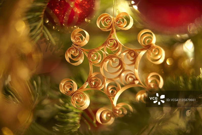 圣诞树装饰图片素材