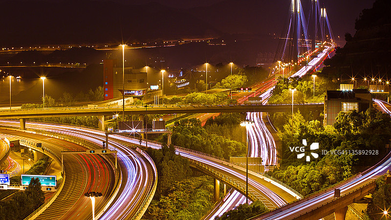 香港北大屿山公路图片素材