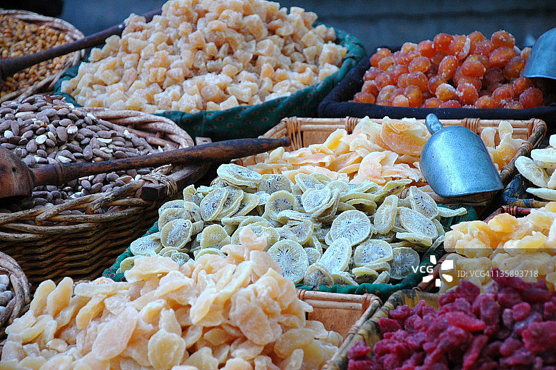 市场上出售的草本植物图片素材