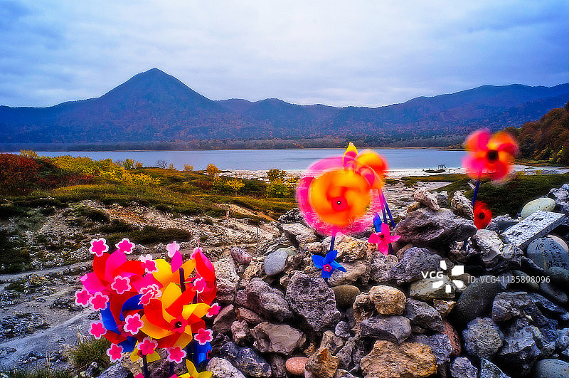 彩色风车图片素材