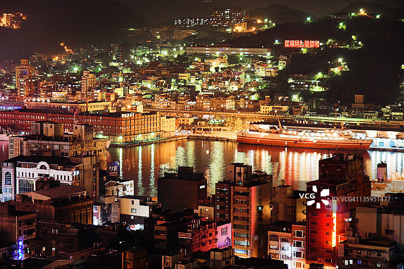基隆夜景图片素材