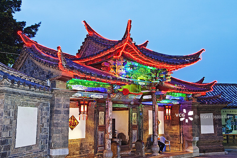 中国建水朱家花园入口图片素材